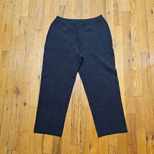 EILEEN FISHER Elastic Waist Ankle Petite Pants Black pants Size S